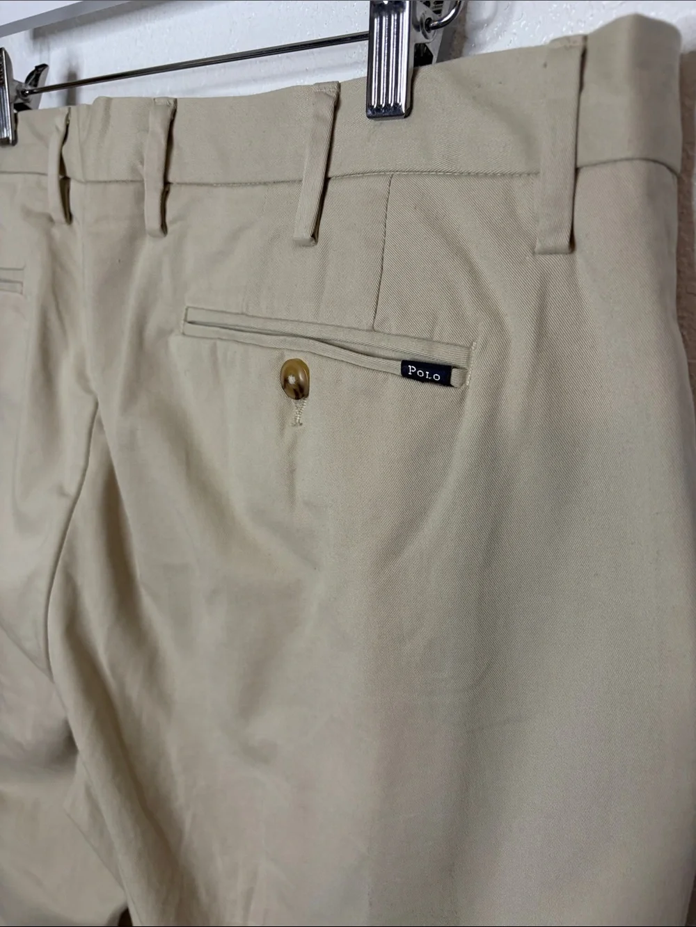 Polo Ralph Lauren Tan Straight Fit Newport Pant Chino Size 38x30 Career Classic